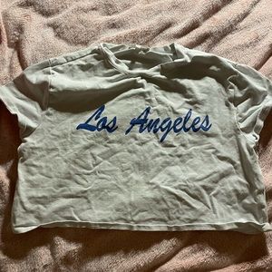Cropped los angles top!